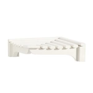 Pottery Barn DECLAN Corner Shelf Retired WHITE New in Box Sealed W/Hardware